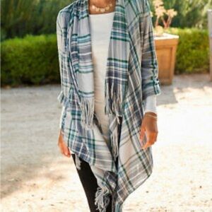 NWT🌼 Matilda Jane Open Plaid Sweater Small